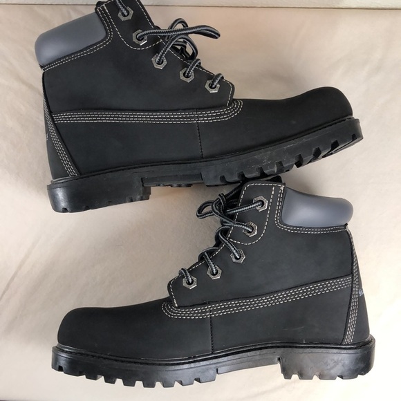 Sketchers boots size 4.5 SN 405656L Black NWOT Black Youth - Picture 7 of 10